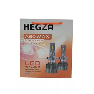 هدلایت A80 MAX برند HEGZA ( بسته دو عددی)