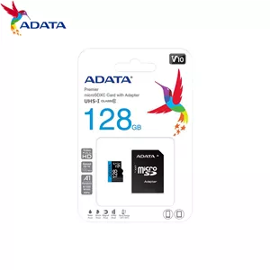 کارت حافظه‌ میکرو مدل Adata Premier microSDHC ظرفیت 128 گیگابایت ای دیتا سرعت 100MBps