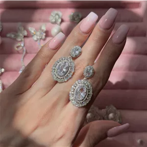گوشواره طرح جواهر ۶