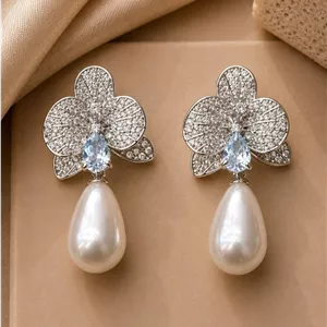 گوشواره طرح جواهر ۱۵