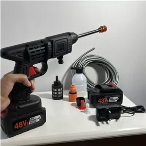 کارواش شارژی ۴۸ ولتی مدل 48VF دو باتری با کیف حمل و کف‌پاش