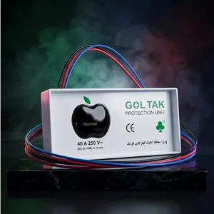 محافظ ولتاژ مدل گل پشت کنتوری و کولر گازی آنالوگ فلزی 12000