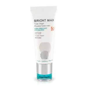 کرم ضدآفتاب رنگی برایت مکس مدل Tone Bright فیزیکال SPF 50 حجم 40 میلی لیتر