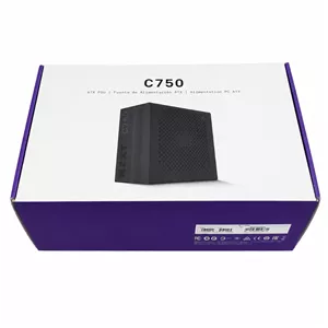 پاور کامپیوتر 750 وات NZXT C750 80 Plus GOLD فول ماژولار (استوک تمیز)