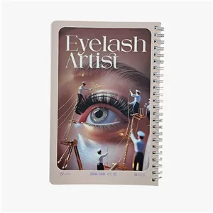 دفتر نوبت دهی مژه ۸۰ برگ سیمی (Eyelash Artist)