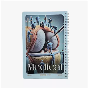 دفتر نوبت دهی پزشکی ۸۰ برگ سیمی (Medical)