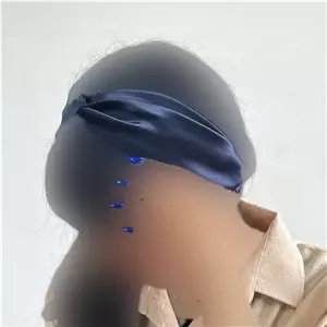 هدبند ساتن گره ای زنانه کد 1361