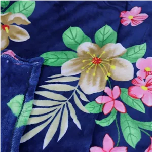 پتو ژله ای یک نفره گلدار گرم بالا
