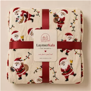 پتو ژله ای یک نفره طرح کریسمس 🎄 🎅
