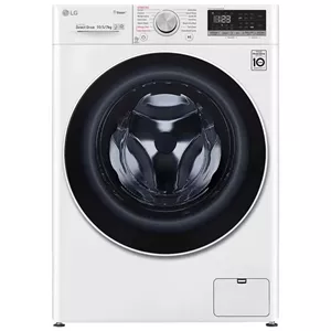 ماشین لباسشویی 10.5 کیلویی و خشک کن 7 کیلویی ال جی سفید مدل F4V5RGP0W با 24 ماه گلدن ای تی سرویس (ضمانت اصالت کالا) + 12 ماه بیمه شرکتی