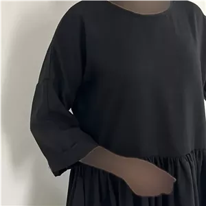پیراهن زنانه لینن دامن چین کد 1069 خنک و نخی مناسب بهار و تابستان سایز 38 تا 46
