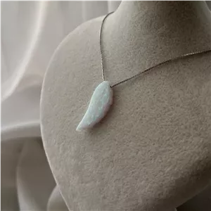 سنگ اپال صنعتی با طرح بال فرشته