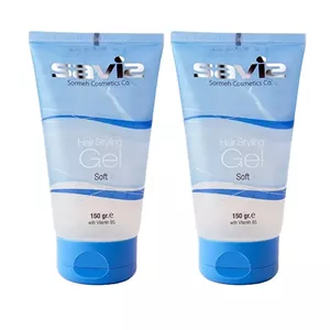 ژل مو مرطوب با قدرت نگهداری کم ساویز مدل Soft وزن 150 گرم مجموعه 2 عددی