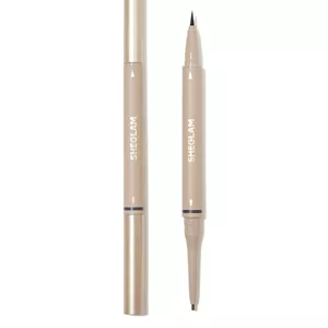 مداد دو سر ابرو شیگلم مدل BROWS ON DEMAND 2 IN 1 BROW PENCIL