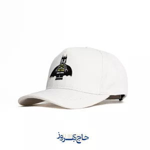 کلاه بیسبالی کتان تراکر گلدوزی Batman مشکی عروسکی