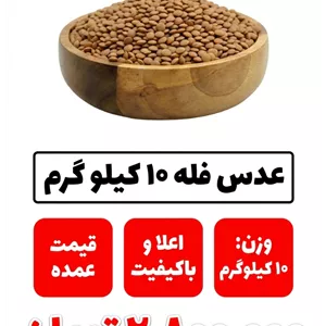 عدس ریز  فله 10 کیلو گرمی