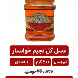 عسل چهار گیاه ممتاز خوانسار - 500 گرم 1 عددی