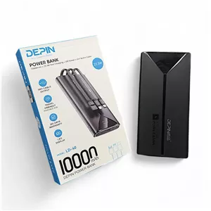 پاوربانک برند DEPIN مدل LD40 با ظرفیت 10000 میلی آمپر