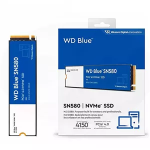 حافظه اس اس دی وسترن دیجیتال مدل WD Blue SN580 M.2 NVMe 500GB Internal SSD