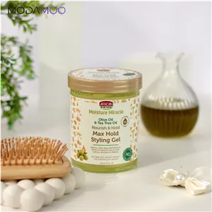ژل مو حالت دهنده و آبرسان افریکن پرایدAfrican Pride MOISTURE MIRACLE OLIVE OIL & TEA TREE OIL