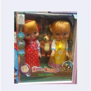 عروسک ماشا و میشا مدل K255C1  Masha and the Bear Doll K255C1