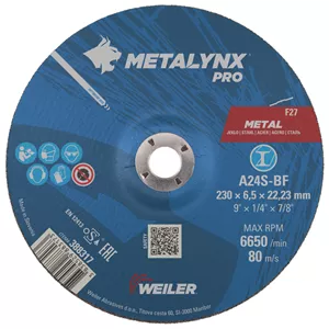 سنگ ساب آهن 6.5×230 ویلر (weiler)
