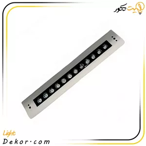 چراغ استخری توکار 36 وات استیل (مستطیل) فول کالر مدل 36TMLF برند لدمان