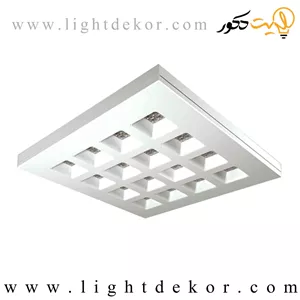 پنل 60 در 60 روکار 48 وات LED مدل برلیانس(برای سقف سازه نمایان) برند مازی نور