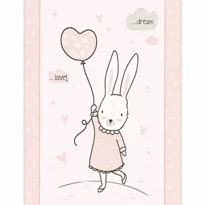 پتو سوپر سافت کیکابو kikkaboo مدل Rabbits in love - صورتی - صورتی