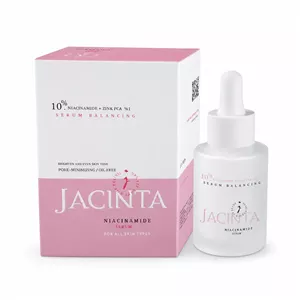 سرم نیاسینامید 10 درصد و زینک ژاکینتا، تنظیم کننده چربی و ضد جوش 30 میلی لیتر Jacinta 10% Niacinamide And Zinc PCA Sebum Balancing Serum