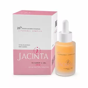 سرم ضد چروک ژاکینتا حاوی ویتامین سی 20% ، روشن کننده و ضد لک Jacinta Vitamin C 20% Serum 30ml