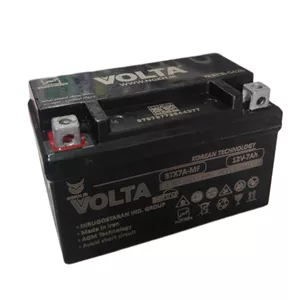 باتری موتورسیکلت 12 ولت 7 پهن ولتا مدل 12v7ahht
