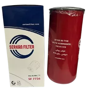 فیلتر روغن دیزلی سرکان 7736مخصوص کامیون ولوو N10-N12-موتورهای دوئیتس(تراک میکسر)