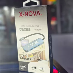 هاب 4 پورت USB-C برند X-NOVA مدل X950