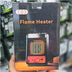 هیتر سرامیکی رومیزی با طرح شومینه سه بعدی (Flame Heater)