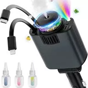 شارژر فندکی و خوشبو کننده پنج کاره w&o مدل starlight