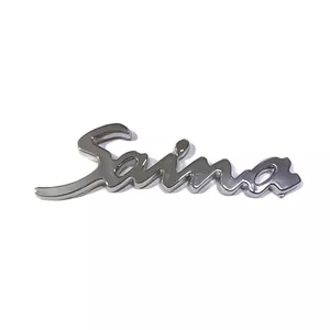 آرم فابریک نوشته ساینانوشته فانتزی saina(آبکاری استیل)