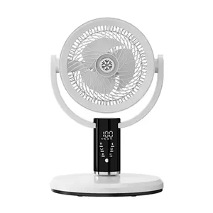 پنکه شارژی F5 | پنکه ایستاده با 8 سرعت باد و چرخش 360 درجه
