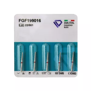 فرز الماسی دیا ایتالیا مدل Round End Tapers 199 سایز 018 بسته 5 عددی