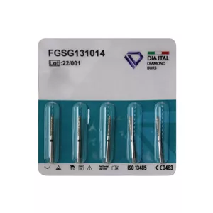فرز الماسی دیا ایتالیا مدل Cylinder Pointed-L 131 سایز 014 بسته 5 عددی