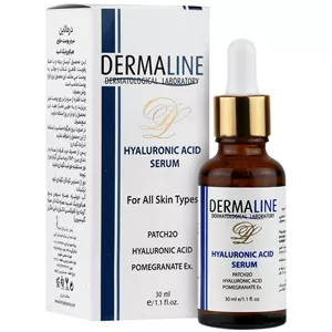 سرم پوست حاوی هیالورونیک اسید درمالاین (30 میل)