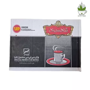 کارتن 120 عددی چای سیاه خارجی سی تی سی(کله مورچه) ۱۰۰ گرمی-شاهسوند