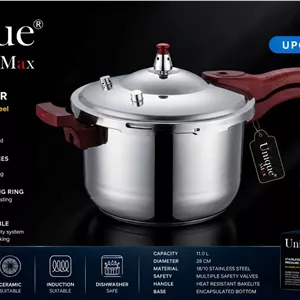 زودپزتک دسته فشاری استیل یونیک مدل UPC11L/28CM(ارسال رایگان)