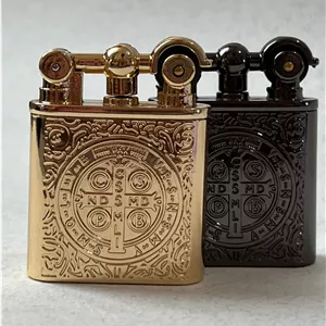 فندک گازی سنگی لایتر (LIGHTER) طرح کنستانتین براق در دو رنگ طلایی و مشکی | فروشگاه بارزار