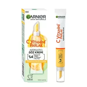 کرم دور چشم ضد لک و روشن کننده ویتامین سی گارنیر GARNIER C VITAMINI GOZ KREMI