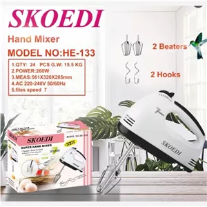 همزن 7 سرعته اسکوئدی DH-133 دستیار حرفه ای آشپزخانه شما