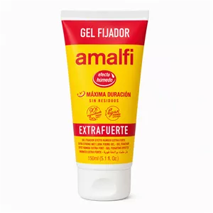 ژل حالت‌دهنده مو Amalfi مدل Extra Fuerte با افکت خیس (Wet Look) - ۱۵۰ میلی‌لیتر