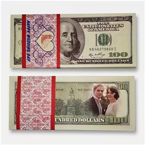 اسکناس تزئینی مدل دلار بسته 100 عددی