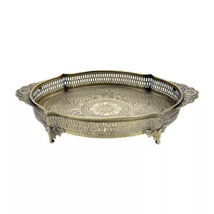 سینی دسته دار دیانا مدل دلبر سایز 28×21 سانتی متر