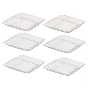 پیش دستی لیمون مدل شیشه ای کد HS2155 مجموعه 6 عددی